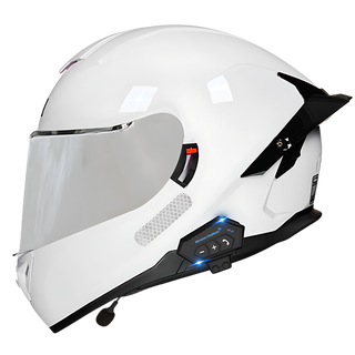 B1 Full Face Motorcycle Helmet with Integrated Bluetooth