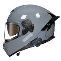 B1 Full Face Motorcycle Helmet with Integrated Bluetooth