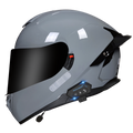 B1 Full Face Motorcycle Helmet with Integrated Bluetooth