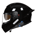 B1 Full Face Motorcycle Helmet with Integrated Bluetooth