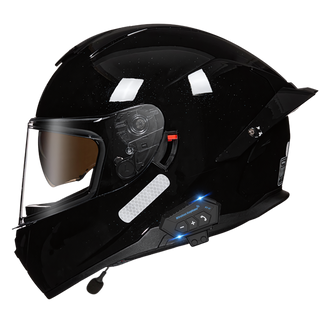 B1 Full Face Motorcycle Helmet with Integrated Bluetooth