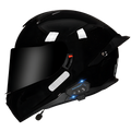B1 Full Face Motorcycle Helmet with Integrated Bluetooth