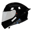 B1 Full Face Motorcycle Helmet with Integrated Bluetooth