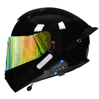 B1 Full Face Motorcycle Helmet with Integrated Bluetooth