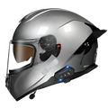 B1 Full Face Motorcycle Helmet with Integrated Bluetooth