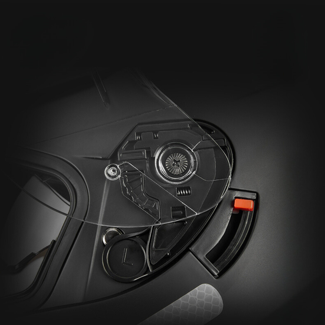 B1 Full Face Motorcycle Helmet with Integrated Bluetooth