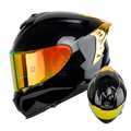 SM2-S Full Face Motorcycle Helmet –Dual Lens, ECE Certified