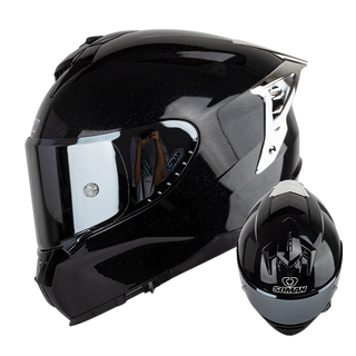SM2-S Full Face Motorcycle Helmet –Dual Lens, ECE Certified