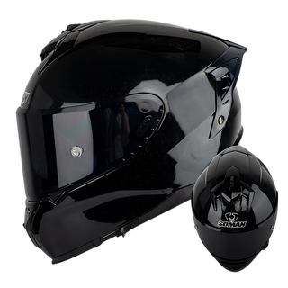 SM2-S Full Face Motorcycle Helmet –Dual Lens, ECE Certified