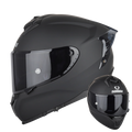 SM2-S Full Face Motorcycle Helmet –Dual Lens, ECE Certified