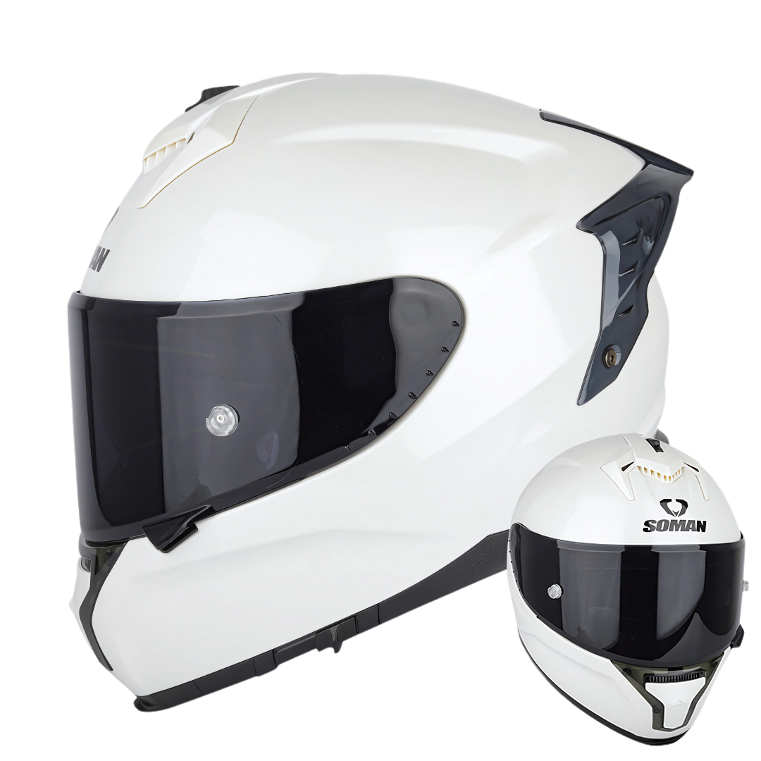 SM2-S Full Face Motorcycle Helmet –Dual Lens, ECE Certified