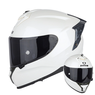 SM2-S Full Face Motorcycle Helmet –Dual Lens, ECE Certified