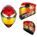 SM2-S Full Face Motorcycle Helmet –Dual Lens, ECE Certified