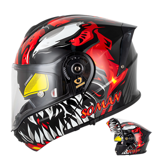 SM1 Modular Motorcycle Helmet – Dual Lens, ECE Certified