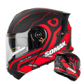 SM1 Modular Motorcycle Helmet – Dual Lens, ECE Certified