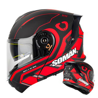 SM1 Modular Motorcycle Helmet – Dual Lens, ECE Certified