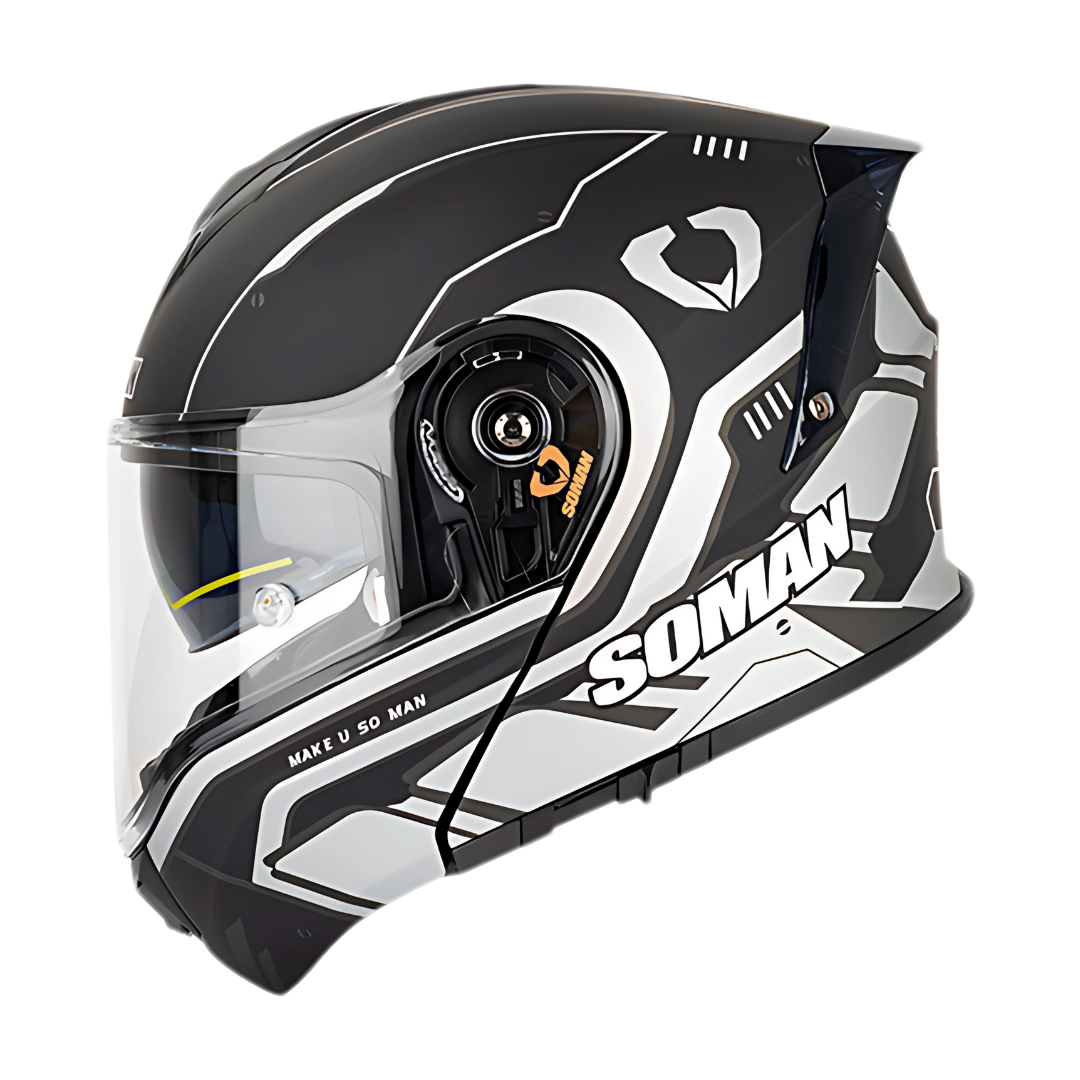 SM1 Modular Motorcycle Helmet – Dual Lens, ECE Certified