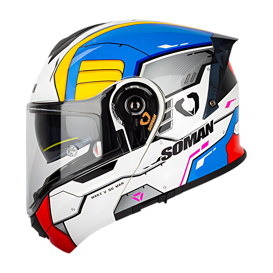 SM1 Modular Motorcycle Helmet – Dual Lens, ECE Certified