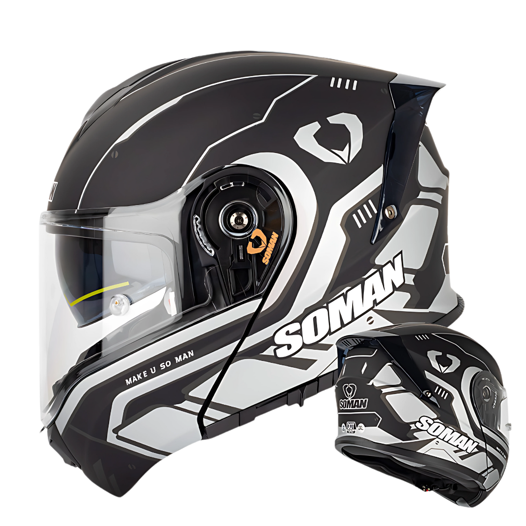 SM1 Modular Motorcycle Helmet – Dual Lens, ECE Certified