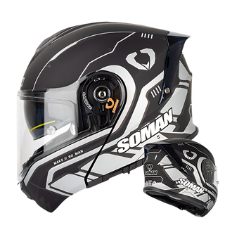 SM1 Modular Motorcycle Helmet – Dual Lens, ECE Certified