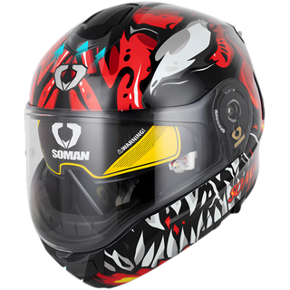SM1 Modular Motorcycle Helmet – Dual Lens, ECE Certified