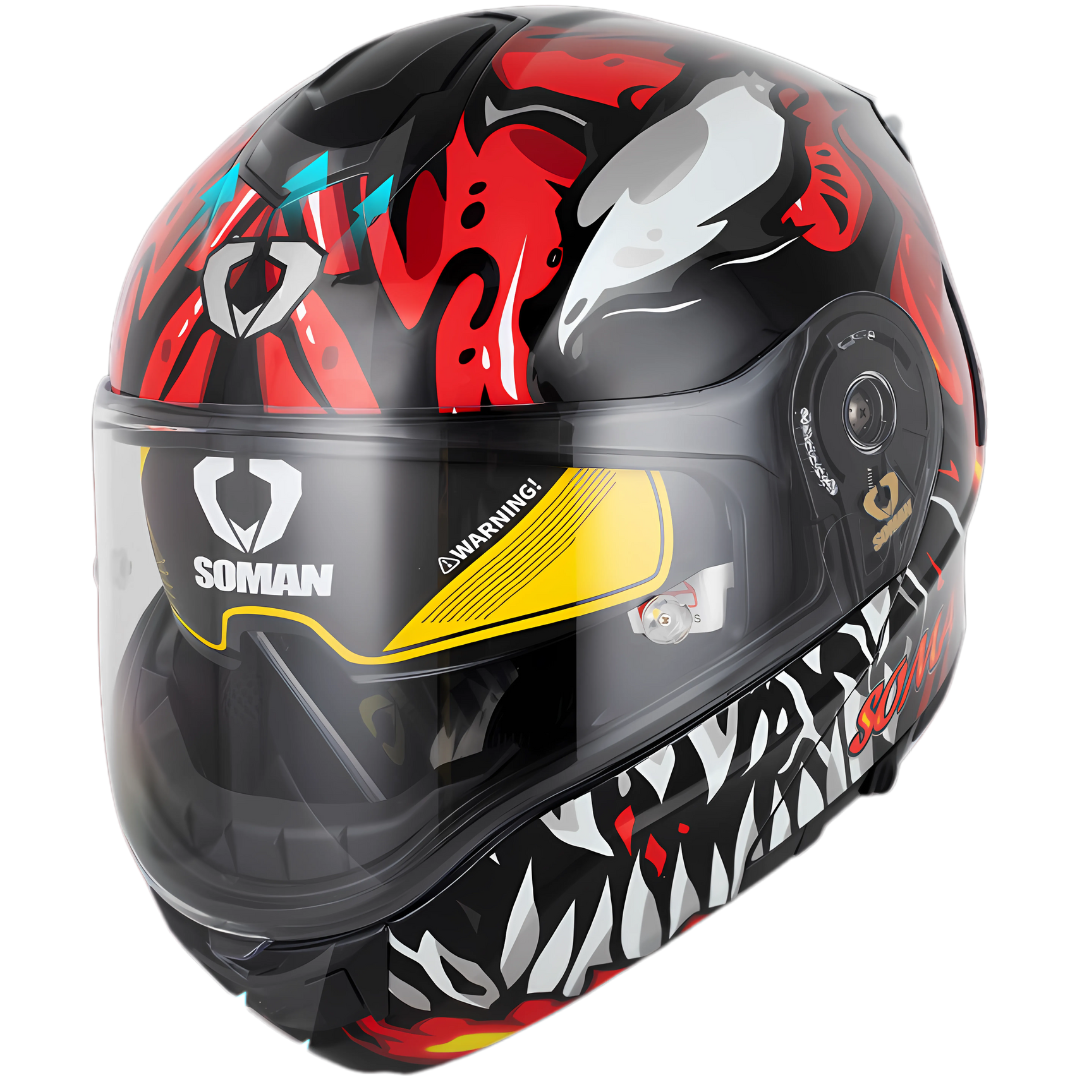 SM1 Modular Motorcycle Helmet – Dual Lens, ECE Certified