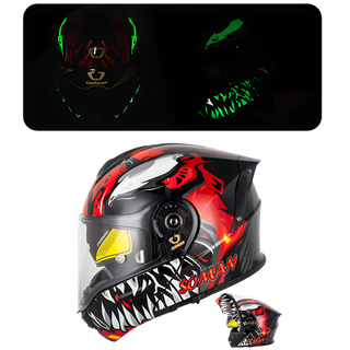 SM1 Modular Motorcycle Helmet – Dual Lens, ECE Certified