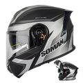 SM1 Modular Motorcycle Helmet – Dual Lens, ECE Certified