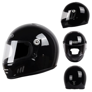 FiberTech Full Face Helmet - Fiber Glass with HD Visors