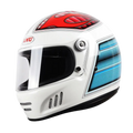 FiberTech Full Face Helmet - Fiber Glass with HD Visors