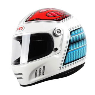 FiberTech Full Face Helmet - Fiber Glass with HD Visors