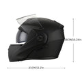 Kids Matt Black Helmet Dirt Bike ATV Off-Road Street Riding Helmet