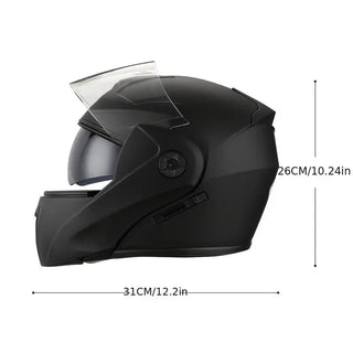 Kids Matt Black Helmet Dirt Bike ATV Off-Road Street Riding Helmet