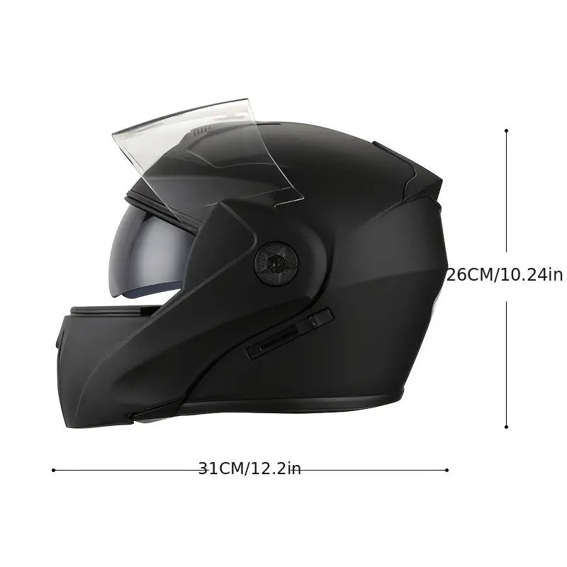 Kids Matt Black Helmet Dirt Bike ATV Off-Road Street Riding Helmet