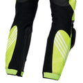 Men ESTROIL One Piece Leather Race Suit - Fluo Yellow