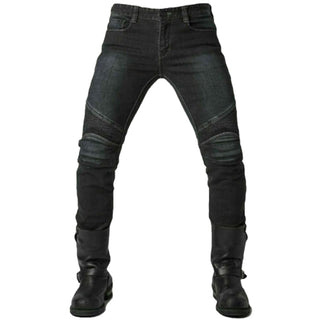 Men Kevlar Motorcycle Jeans Armour MK-4 - Faded Black