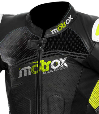 Men ESTORIL One Piece Leather Motorcycle Suit