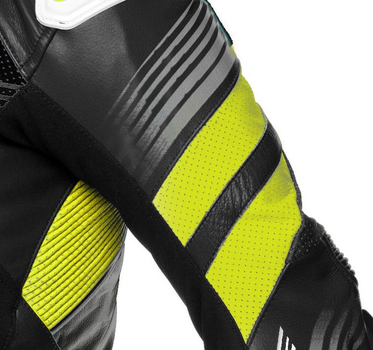 Men ESTORIL One Piece Leather Motorcycle Suit