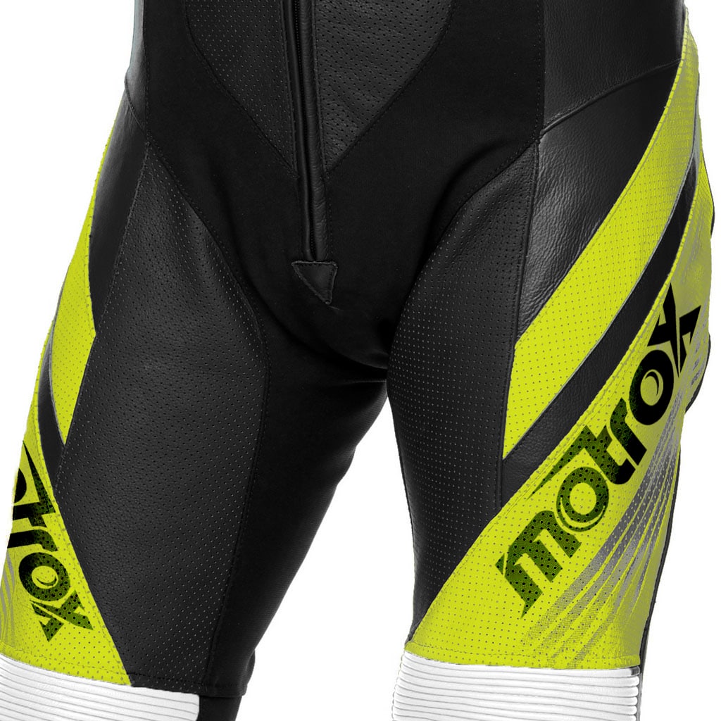 Men ESTORIL One Piece Leather Motorcycle Suit