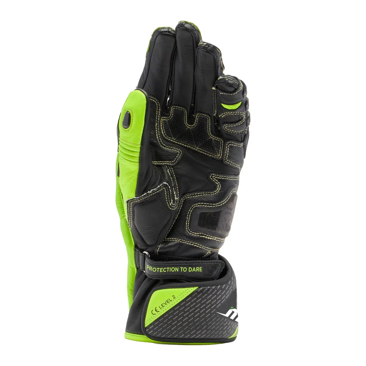 Biker Leather Gloves Amazing Metal Gear