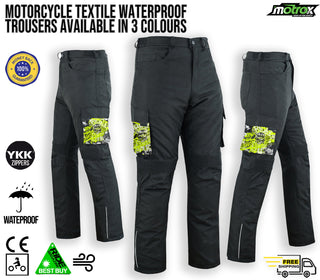 Men Motorcycle Pants Superior Textile Touring Trousers