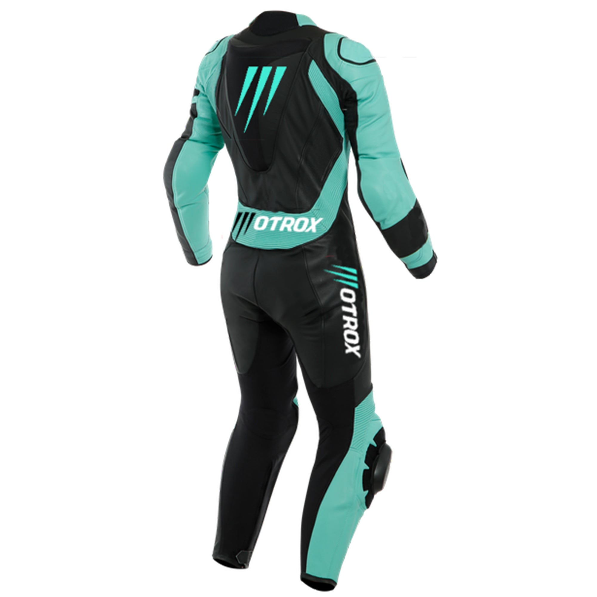 Ladies Leather Racing Suit Dominate Biker Style