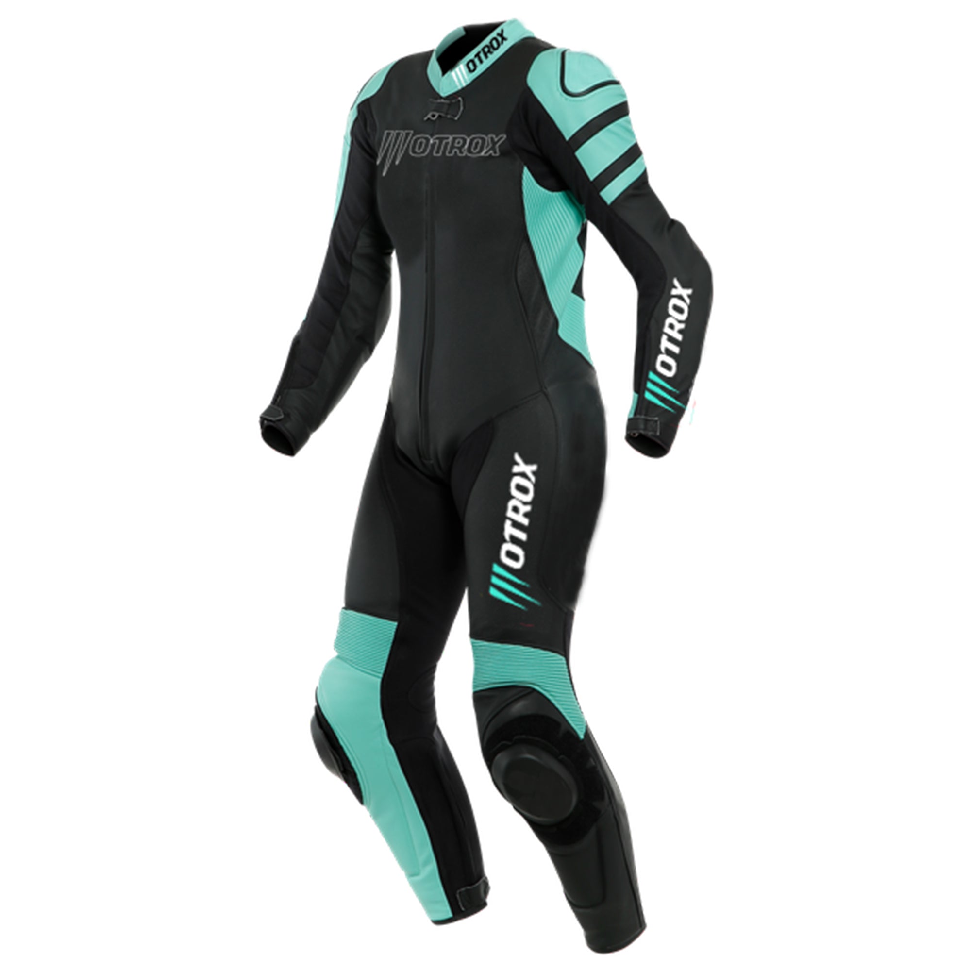 Ladies Leather Racing Suit Dominate Biker Style