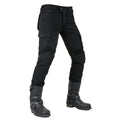 Men Kevlar Motorcycle Jeans Armour MK-4 - Jet Black