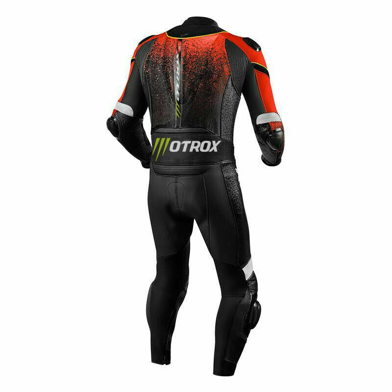 Men One Piece Leather Motorcycle Suit Speedster