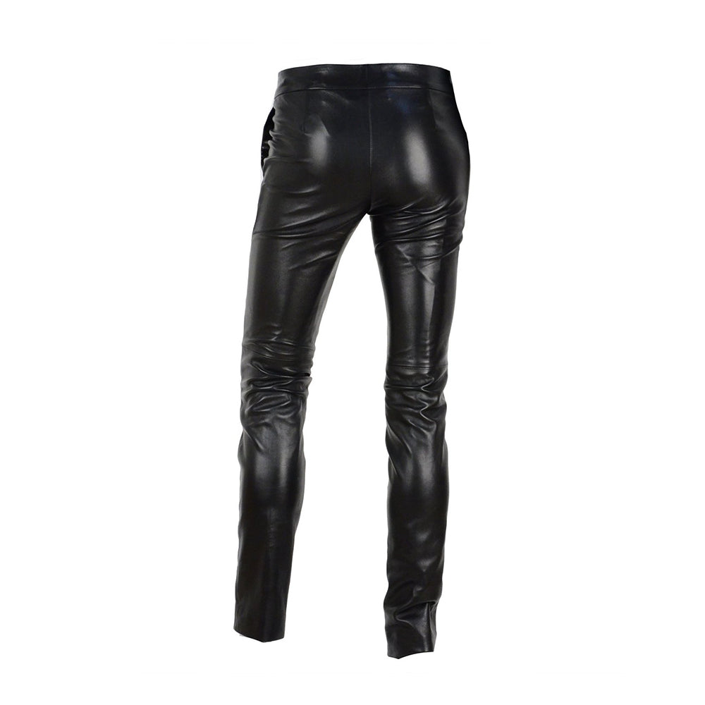 Ladies Leather Trouser Animated Skinny Fashion Wear
