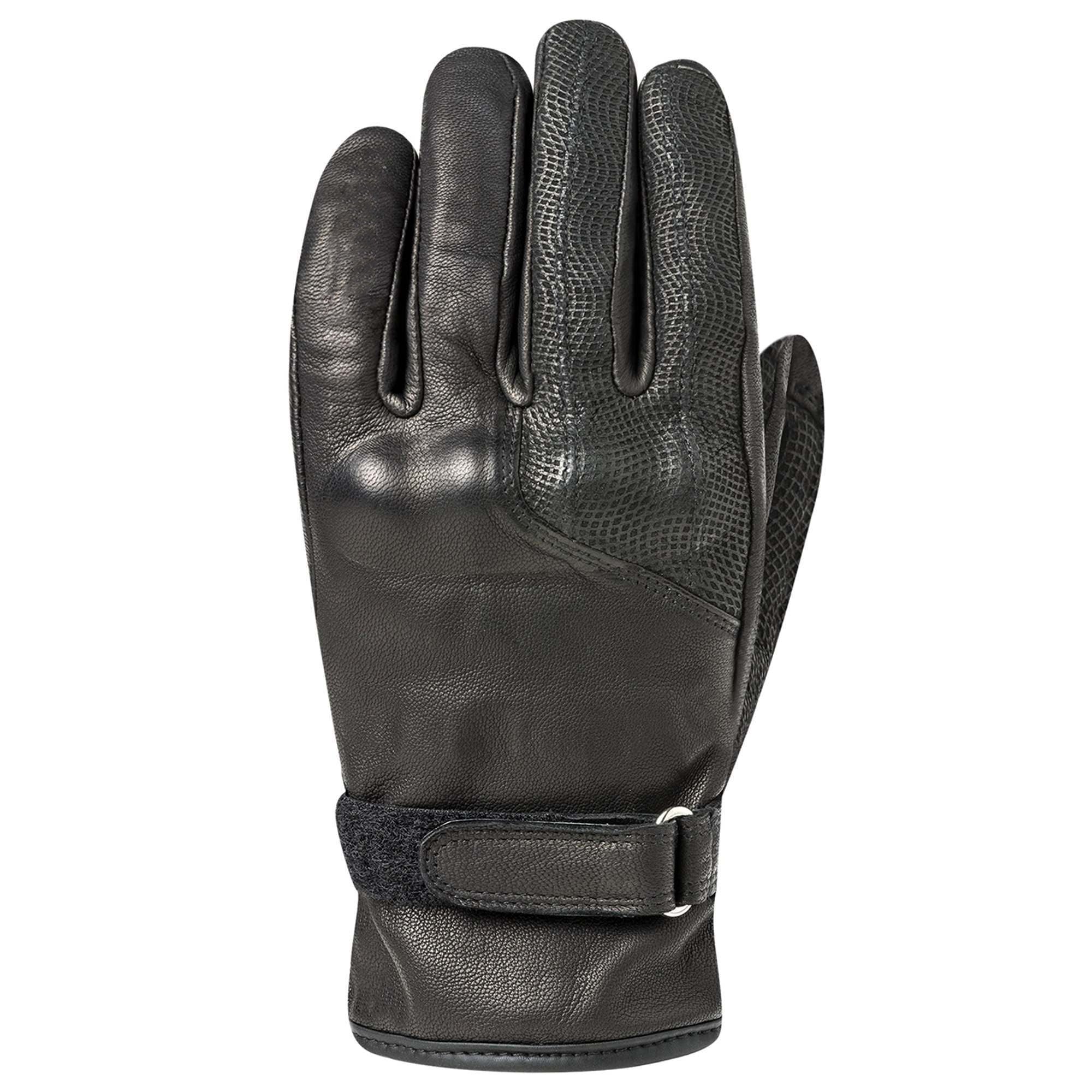 Men Leather Biker Gloves Crushing Winter Wear