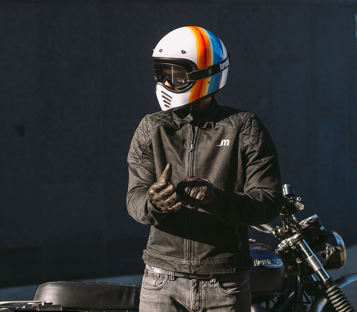 Men Textile Motorcycle Jacket MTX Biker Jacket