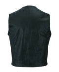 Men Biker Leather Vest Luxurious Brando Waistcoat Style