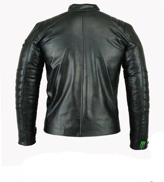 Men Leather Black Jacket Inspiring Style